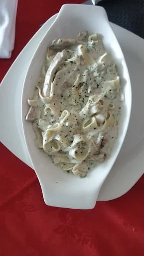 Creamy Fettuccine Chicken Alfredo Pasta at Fire n Steakhouse Rawalpindi