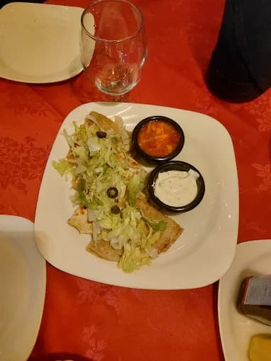 Crispy grilled Chicken Quesadillas with melted cheese at Fire n Steakhouse Rawalpindi