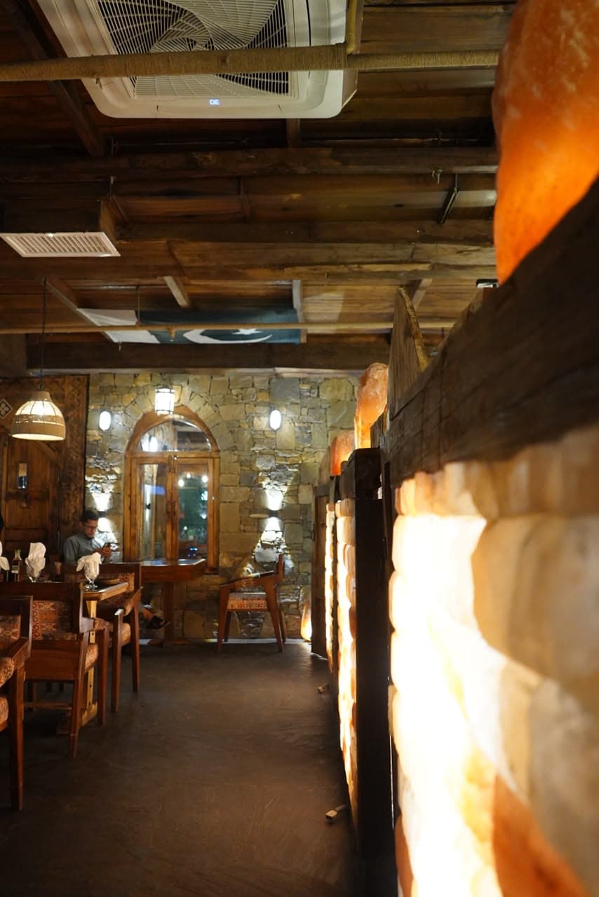 Luxurious seating arrangement at Fire n Steakhouse Bahria Town Rawalpindi